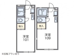 レオパレス藤本Ⅱの物件間取画像